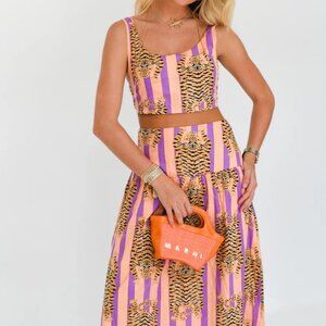 FancyD Boutique Orange/Purple Tiger Set